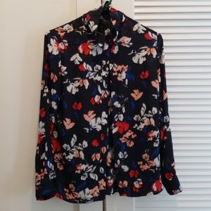 Banana Republic Floral Button Down